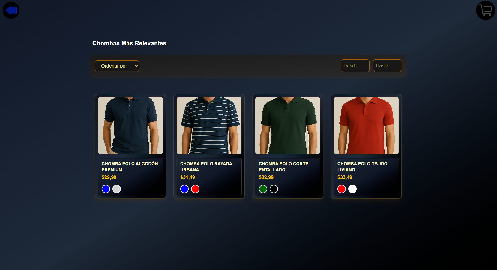E-commerce Masculino